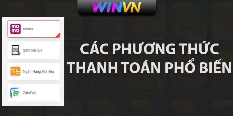 Các phương thức thanh toán phổ biến